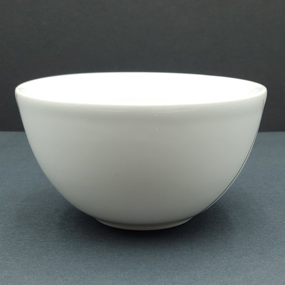 Tabletops Gallery 365 Alec Soup Cereal Dessert Ice Cream Bowls Black Gray Lines - Picture 5 of 7